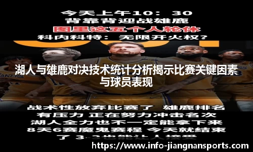 湖人与雄鹿对决技术统计分析揭示比赛关键因素与球员表现